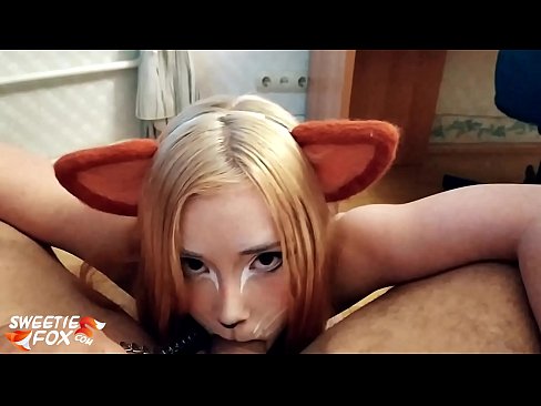 ❤️ Kitsune هن جي وات ۾ ڊڪ ۽ ڪم نگل ❤❌ ❤